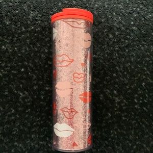 Starbucks Valentines Day 2021 Pink Hearts and Lips 16oz Tumbler